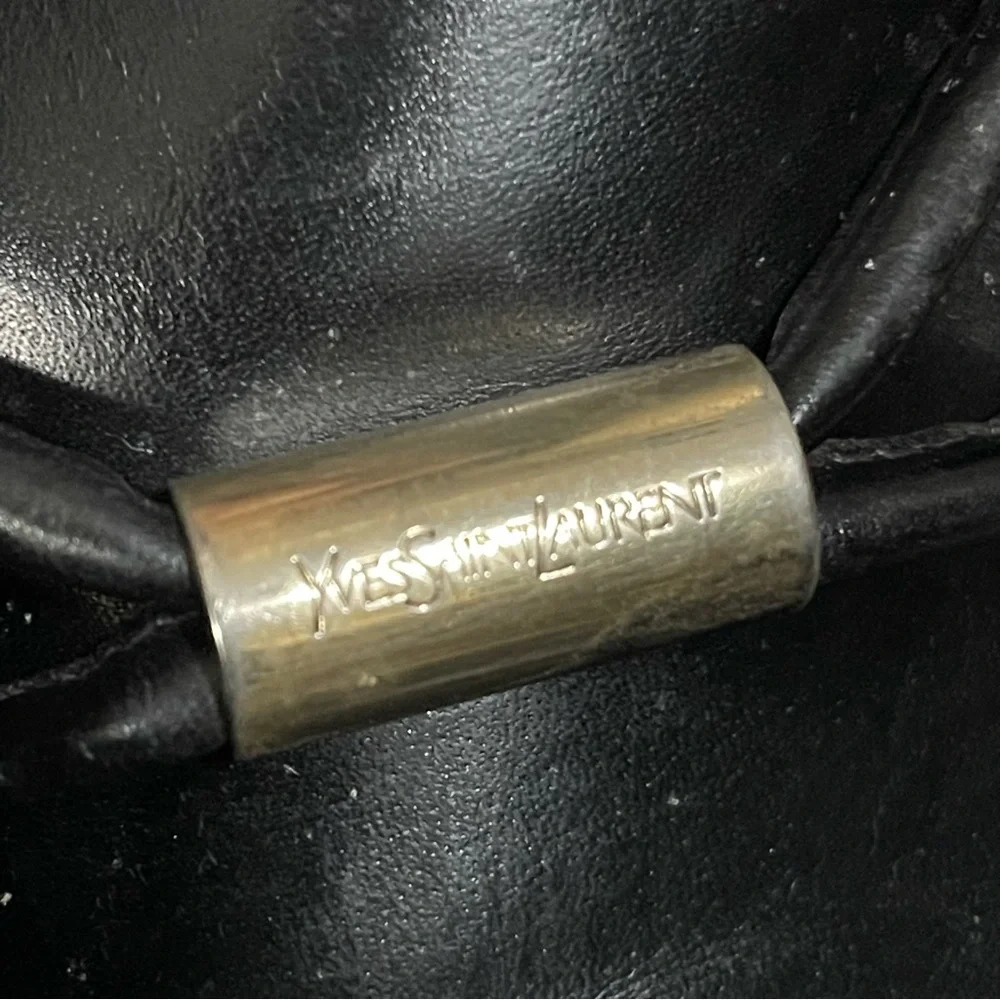 Yves Saint‎ Laurent Black Loafers Size 42 USA 9